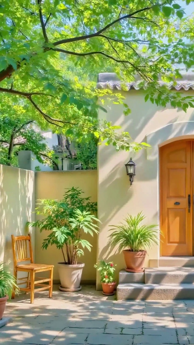夏日小院