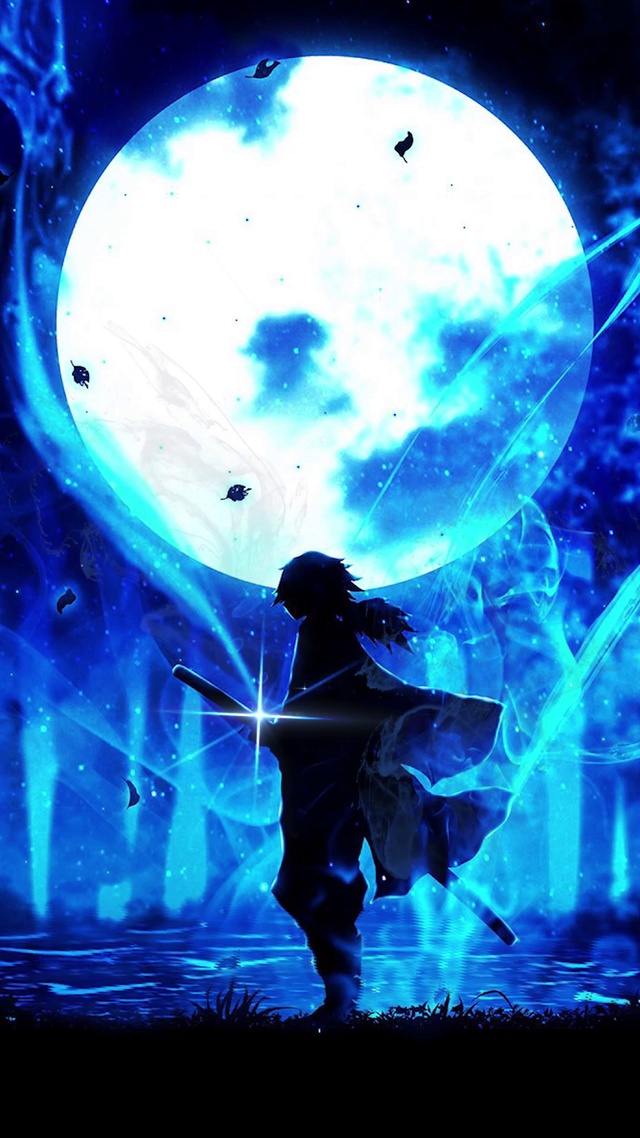 鬼灭之刃 富冈义勇剪影