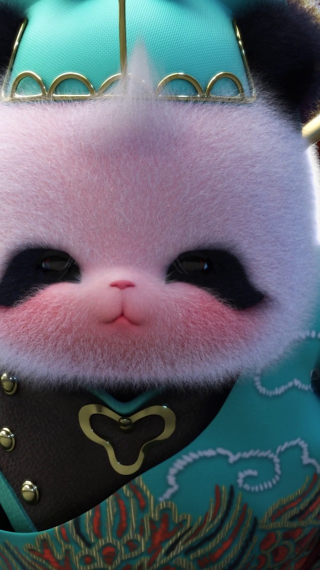 熊非熊偷看手机关二爷版