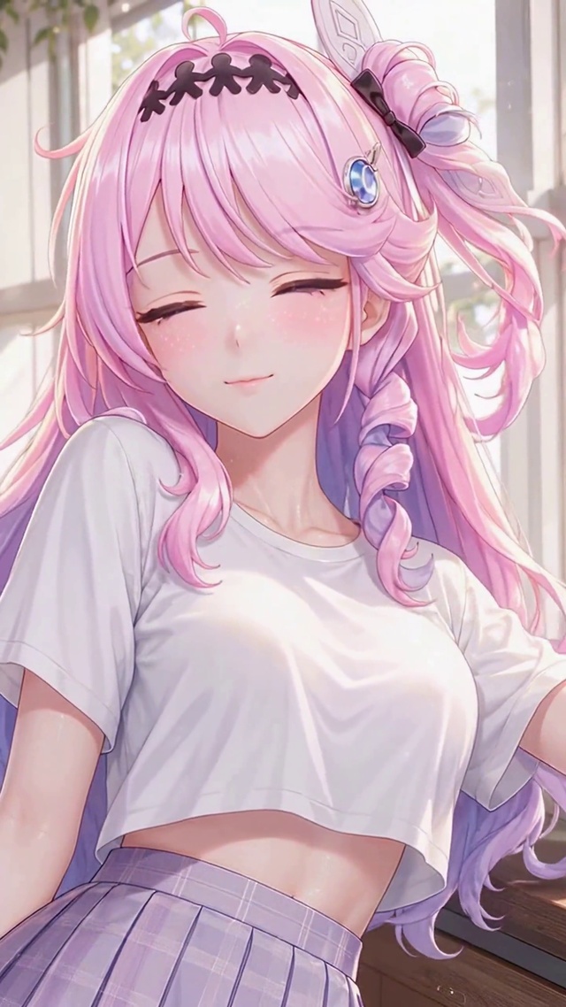 阳光教室粉发少女达妮娅