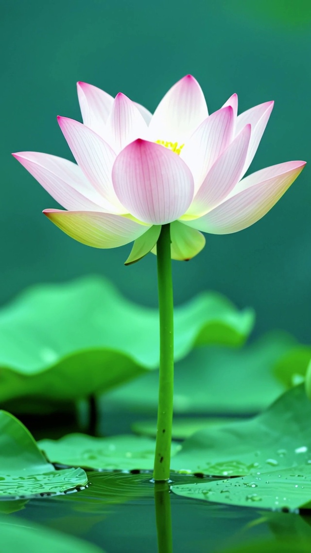 清新荷花