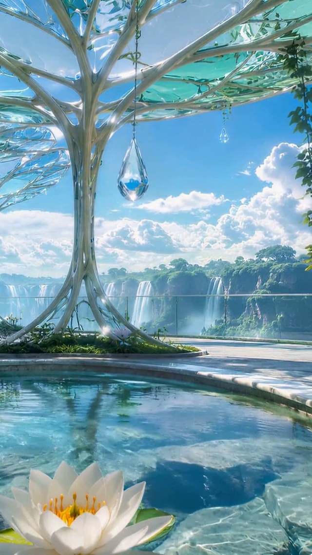 天空瀑布花园