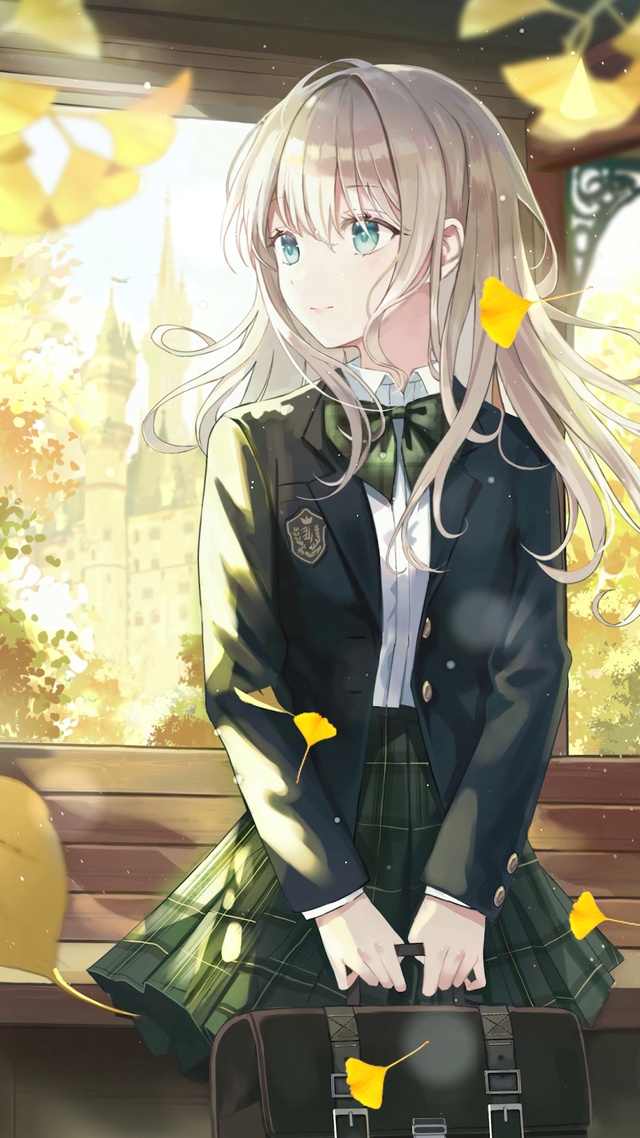 放学后秋枫少女