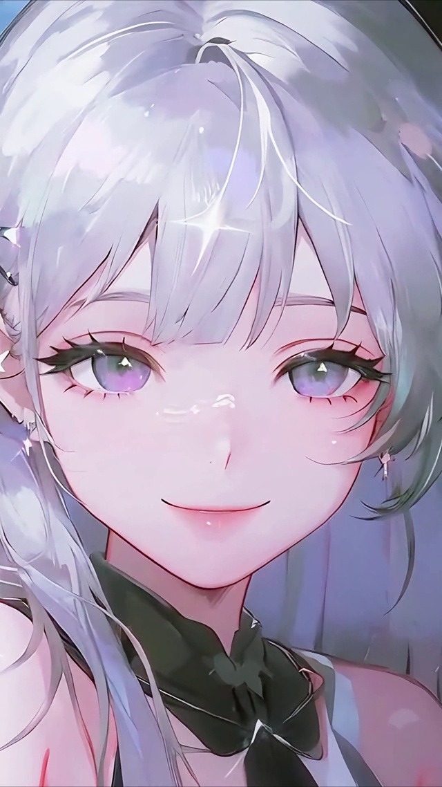 涂鸦墙边的少女