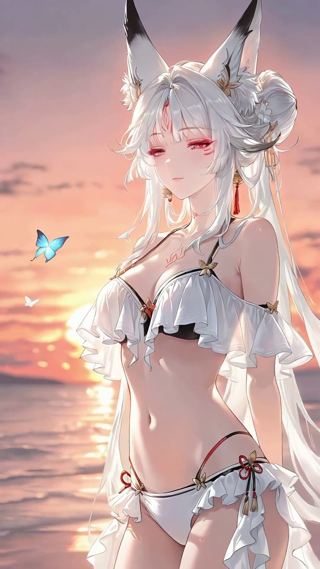 心月狐丨轻悠海滩丨