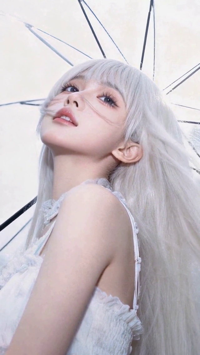 白发花园少女