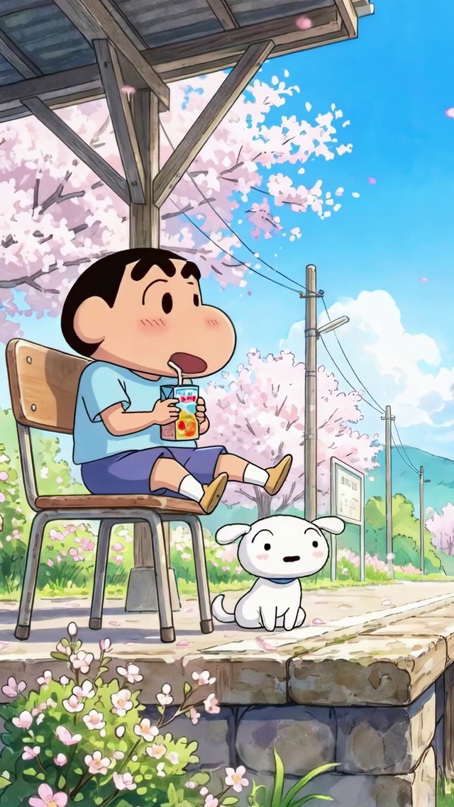 春日车站的蜡笔小新