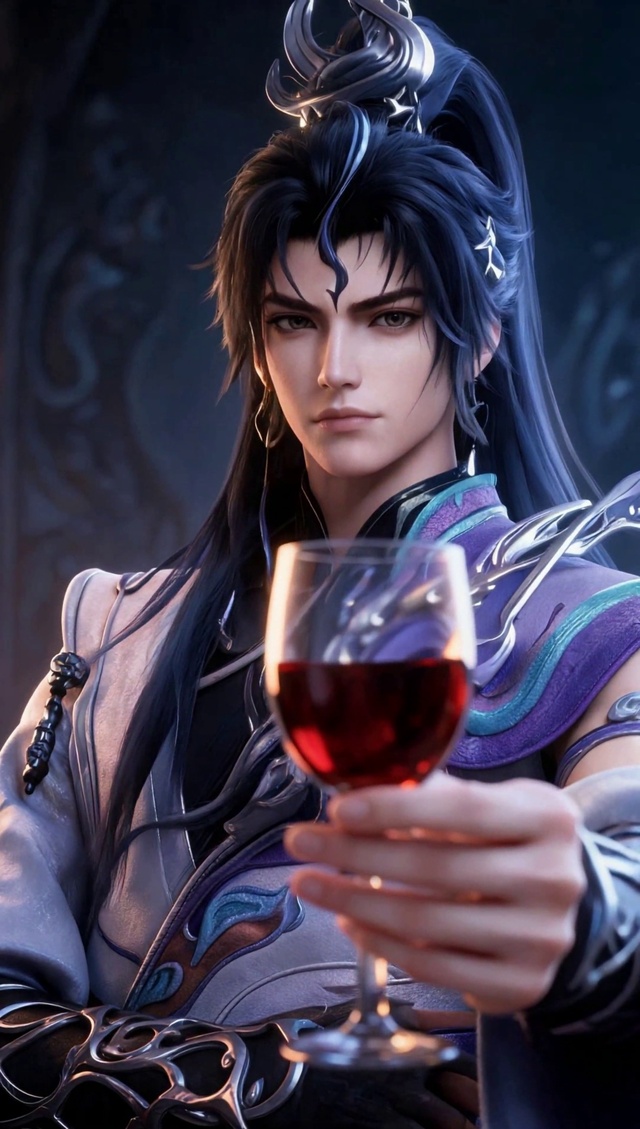 马超举杯