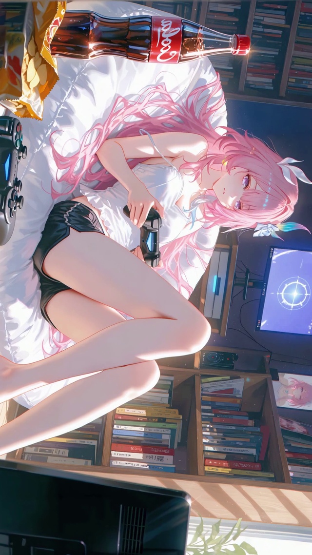 宅家游戏少女昔涟