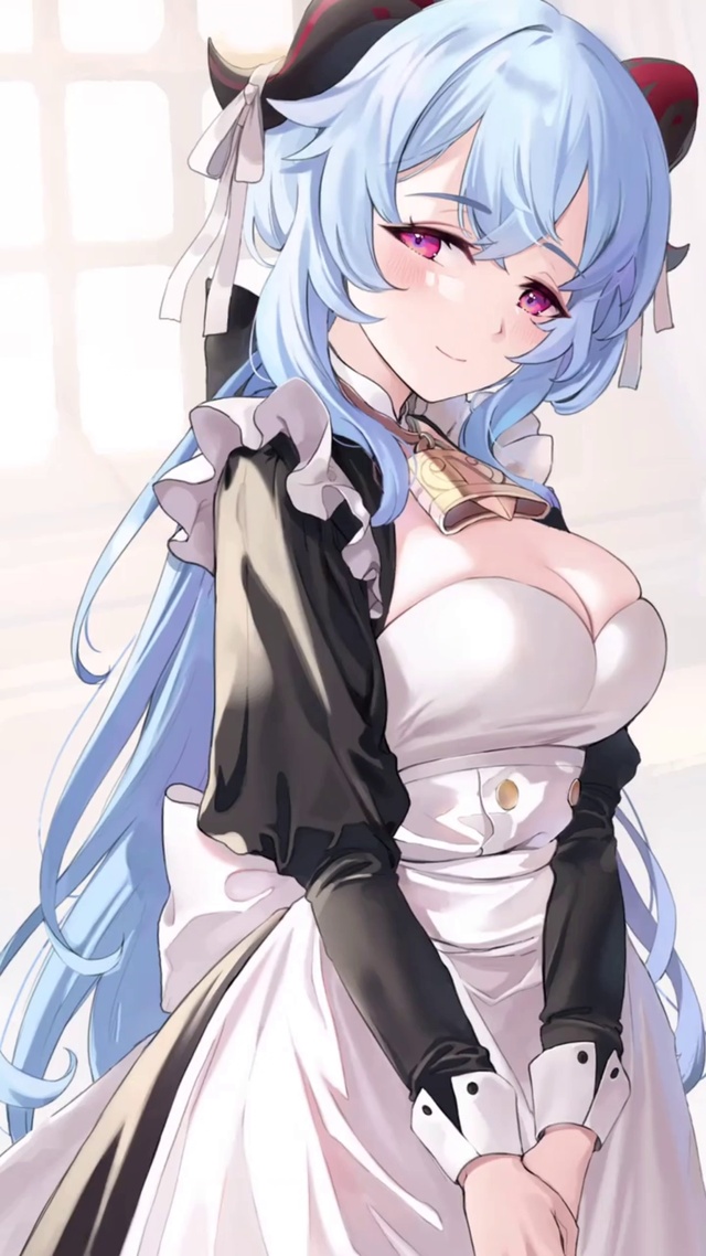 原神甘雨可爱清纯女仆