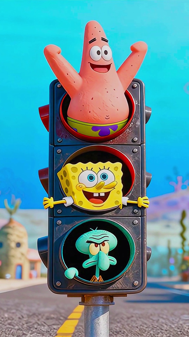 海底比奇堡里的红绿灯