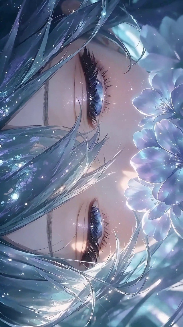 超唯美初音星空眼