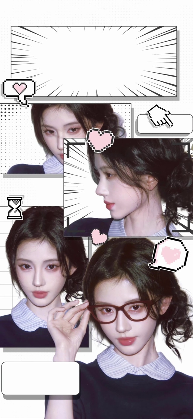 鞠婧祎-漫画风少女