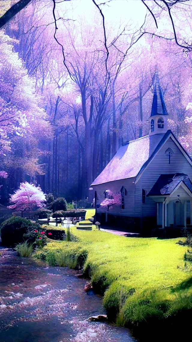 4K唯美浪漫樱花小屋