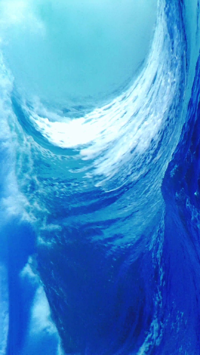 蔚蓝大海海浪