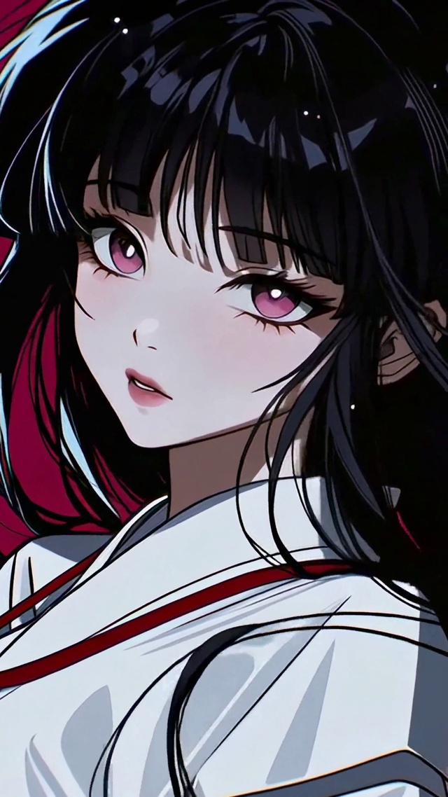 暗黑红调二次元美少女