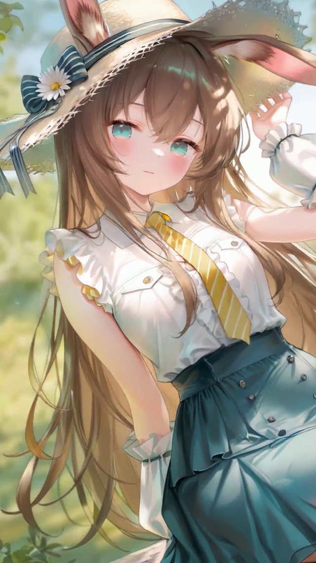 清新林间兔耳美少女阿米娅