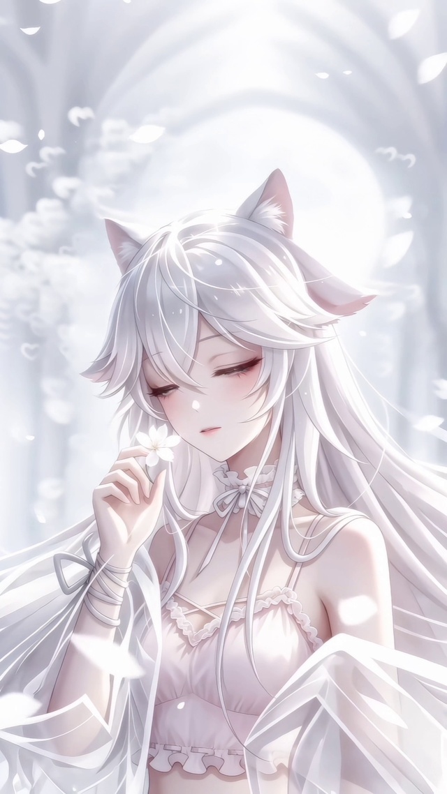 雾月樱林的狐耳少女