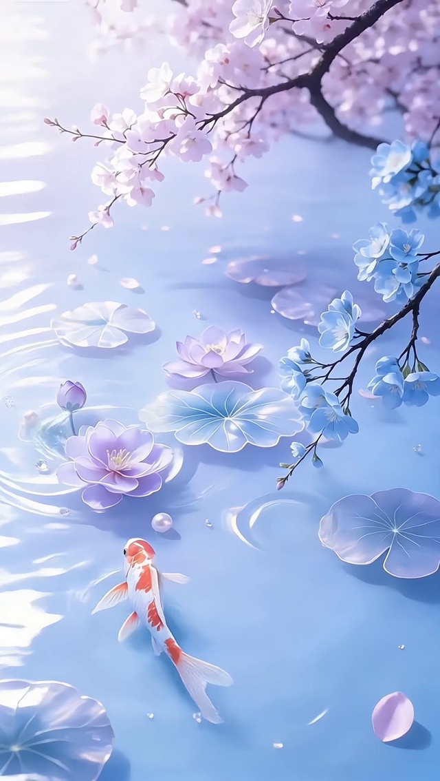 池中锦鲤
