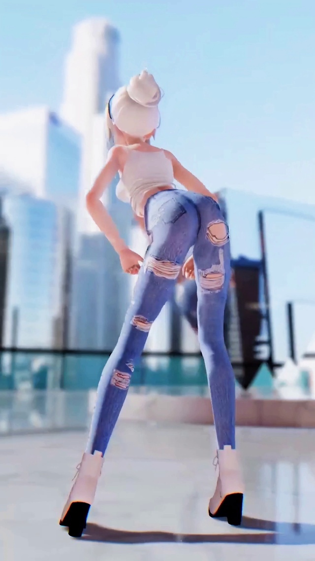 二次元美少女跳舞