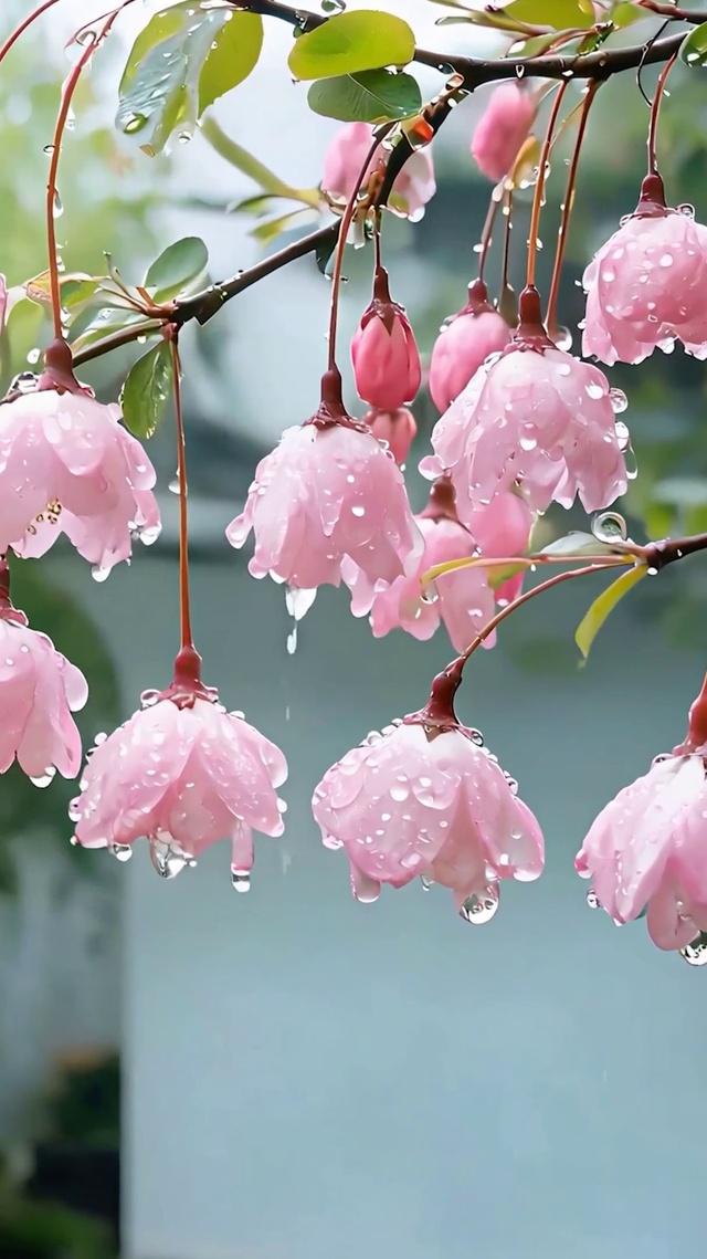 雨天护眼花树