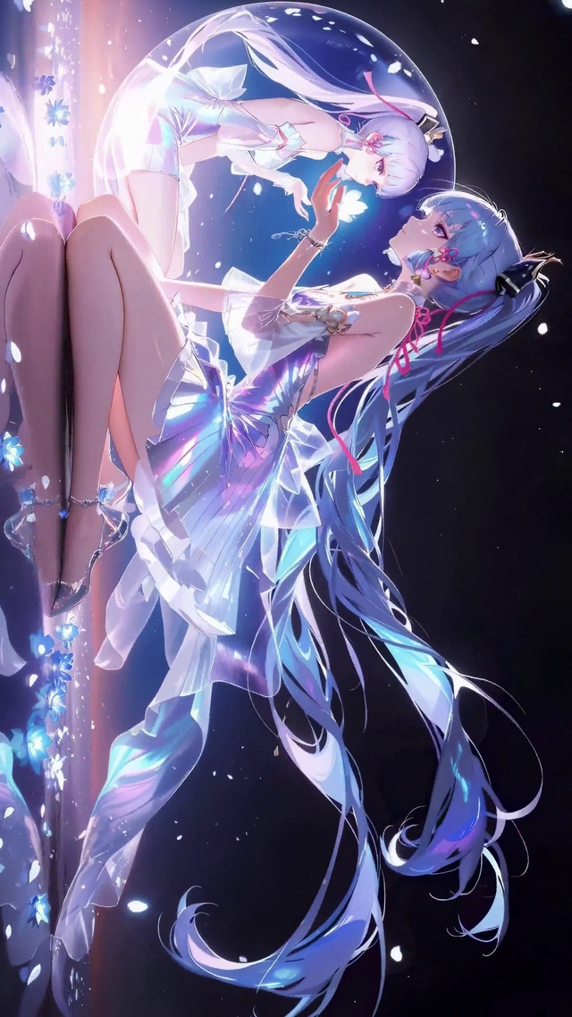 永夜盛放的双子花