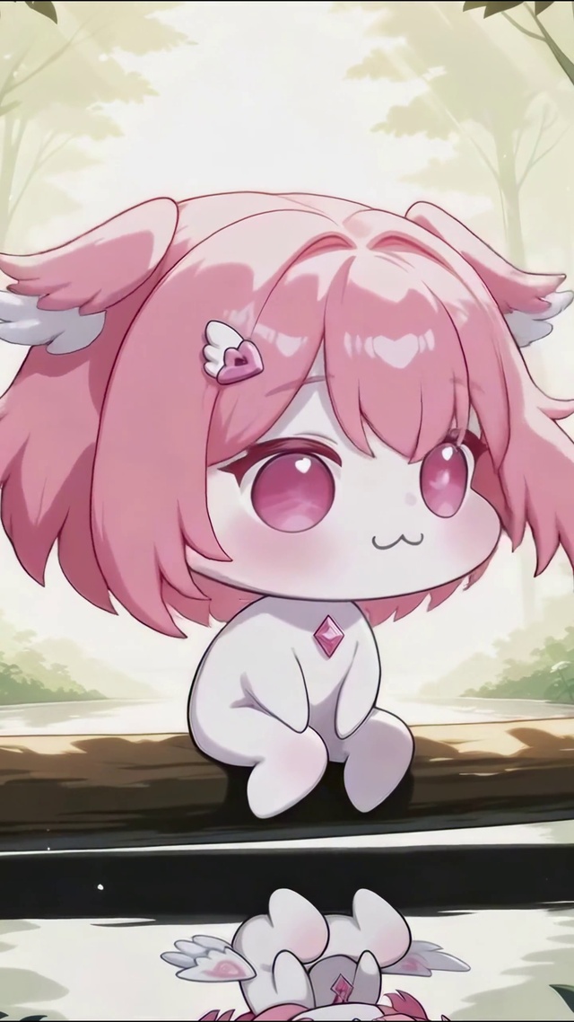 森林里的粉发小天使莉奈娅