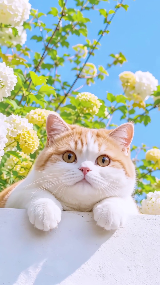 悠哉小胖猫