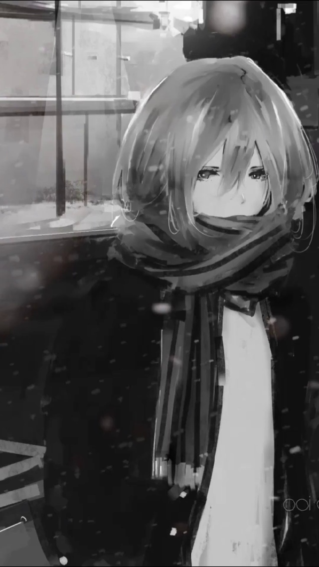 城市街道的少女