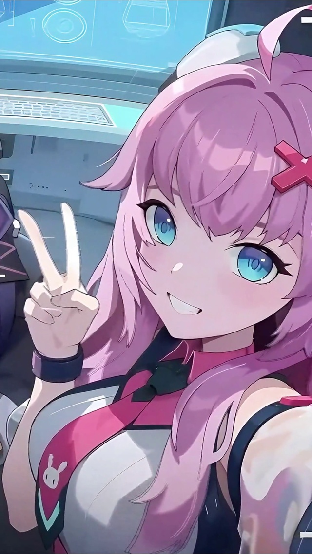 拍合照的爆裂萌兔