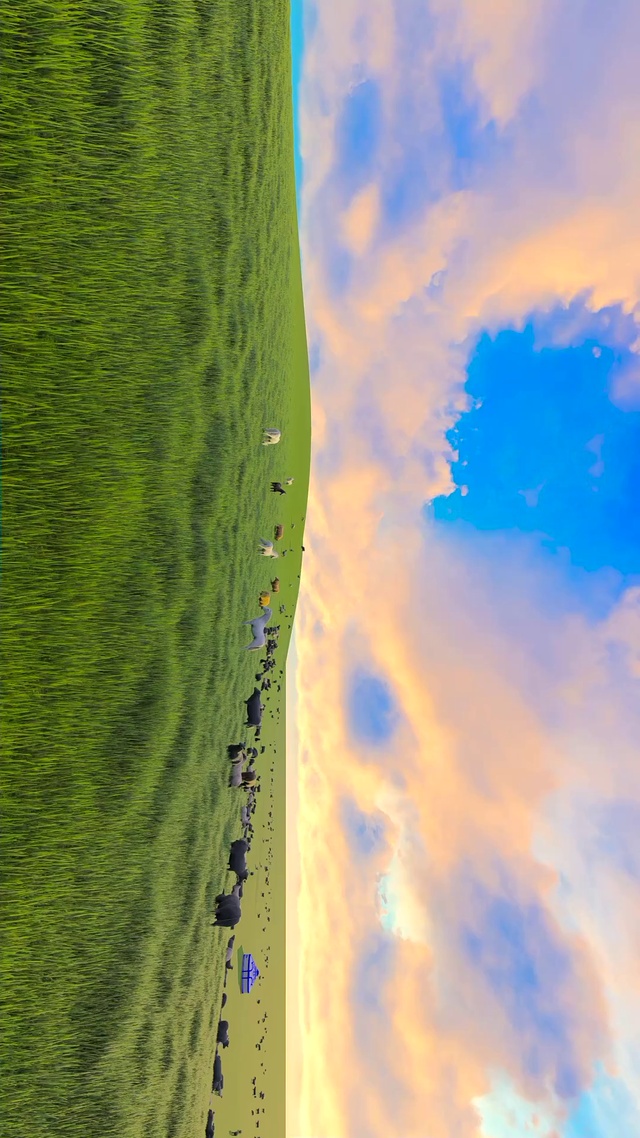 风吹草低见牛羊