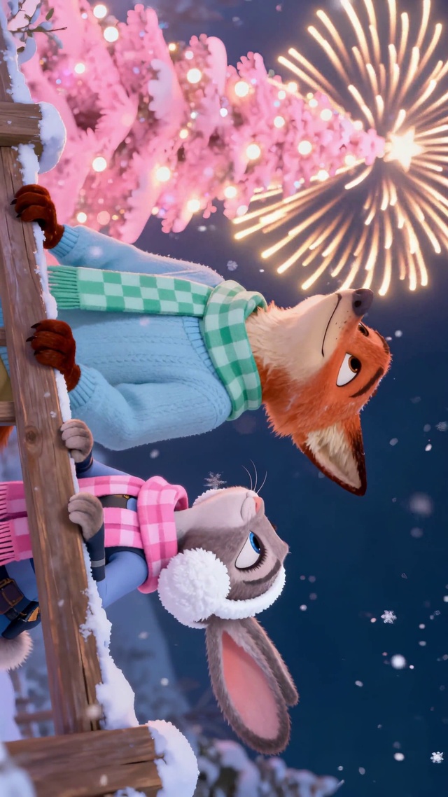 朱迪尼克冬夜共赴烟花