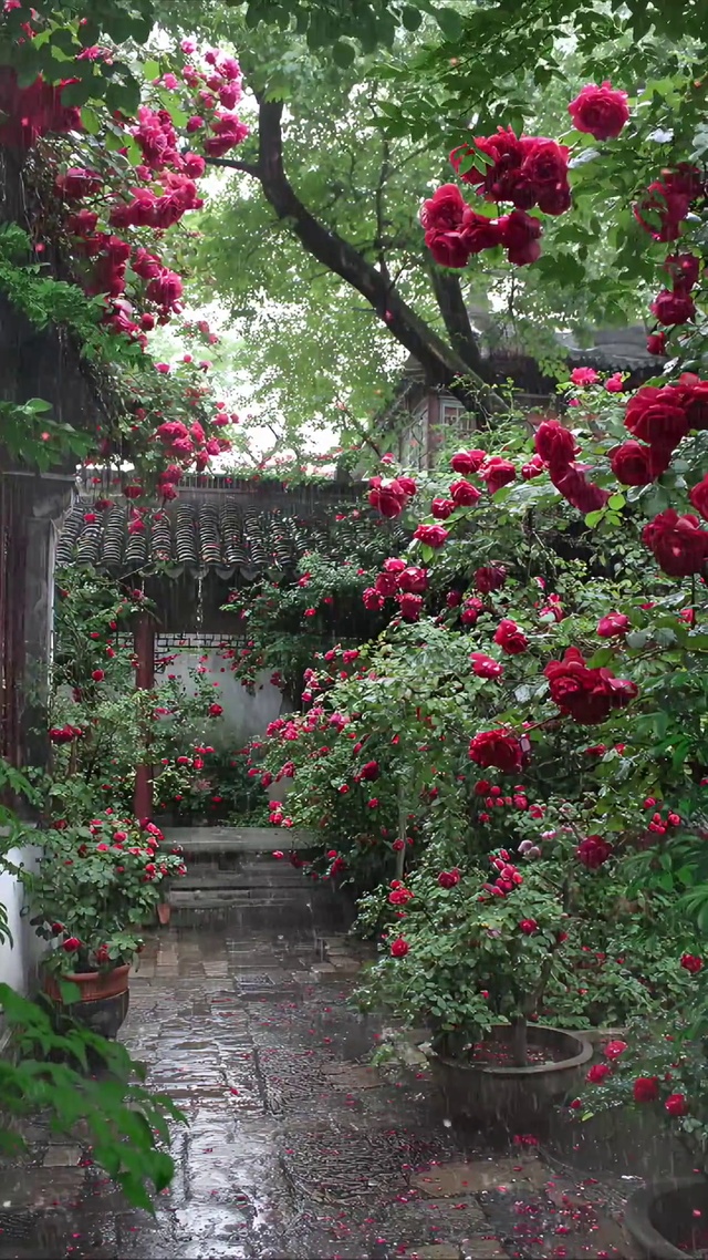 雨中花园