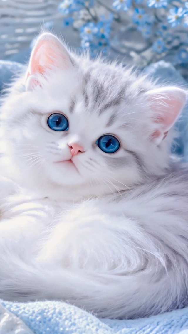 软萌蓝眼小奶猫
