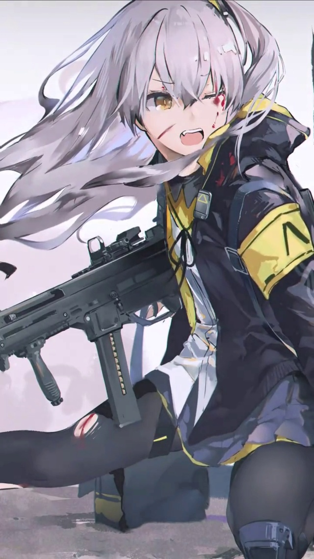 明日方舟机枪战斗少女