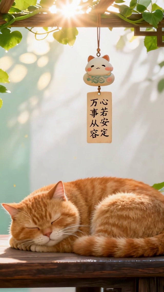 猫咪午后治愈时光