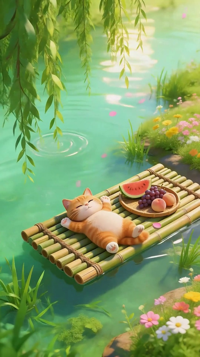 睡觉的小猫