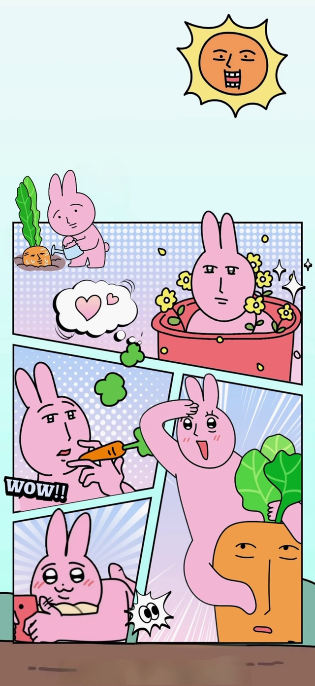 粉红兔子1