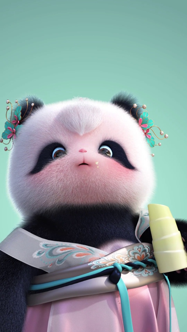 熊非熊偷看手机粉绿版本