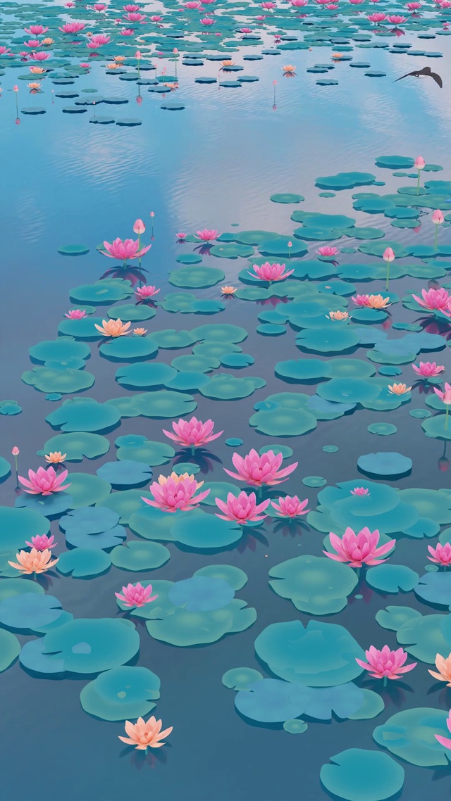 接天莲叶，映日荷花