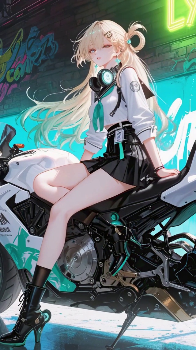 街巷机车少女琳奈