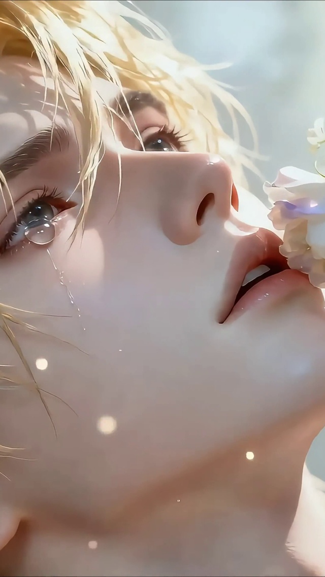 流泪的希腊美少年