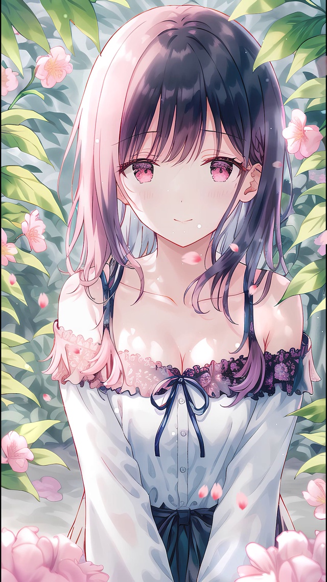 唯美桃花少女