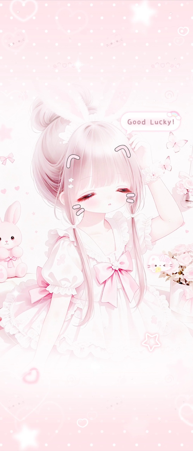 浅粉梦境的元气少女