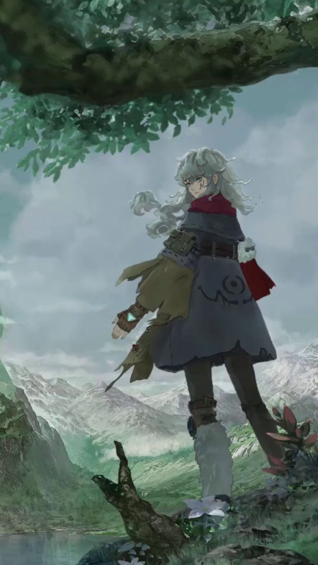 森林中的少女