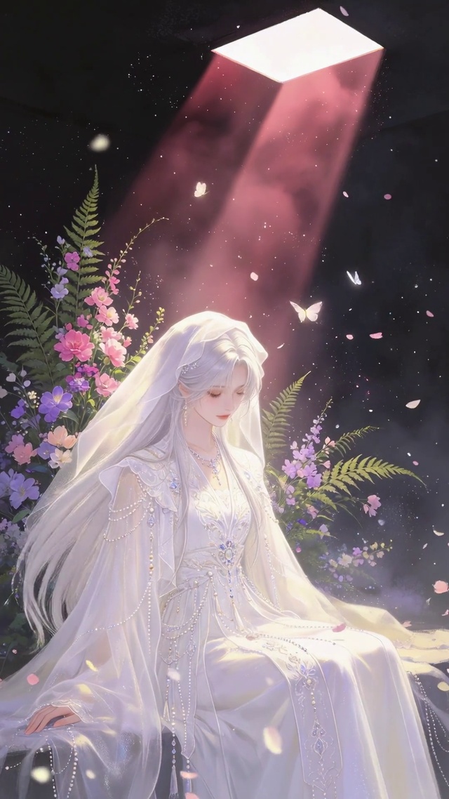 浪漫光影美女