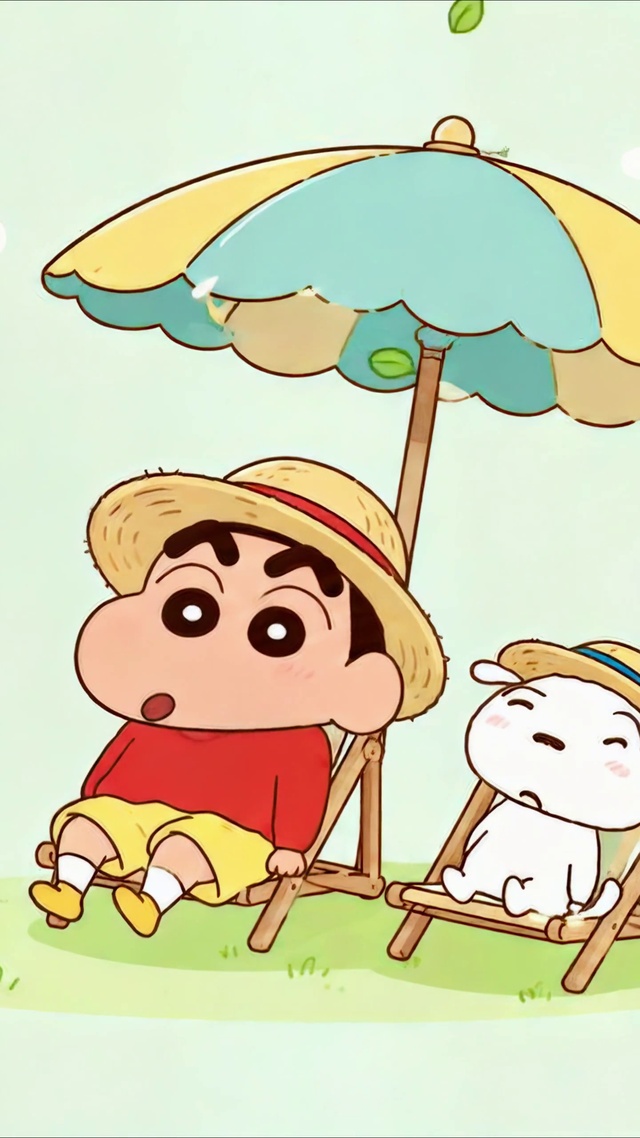 夏日治愈可爱蜡笔小新