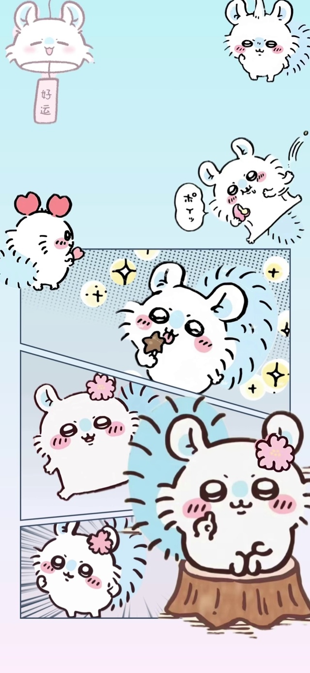 樱花飞鼠 莫莫咖 chiikawa