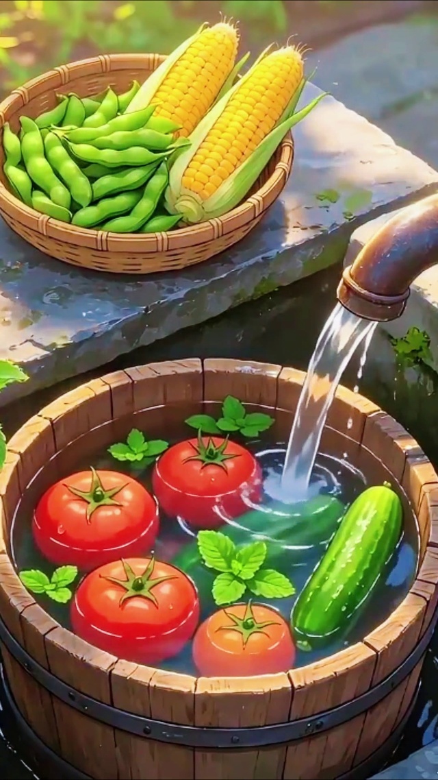 夏日的清新果蔬（治愈水声）