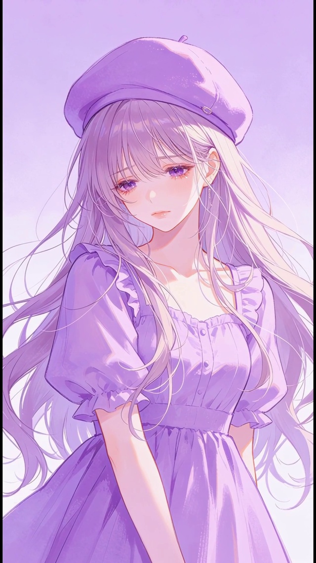 二次元忧郁女孩壁纸